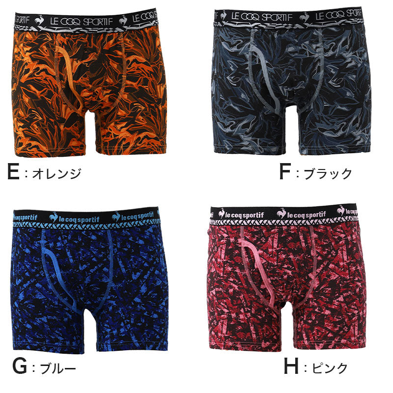 ボクサーパンツ メンズ 前開き ルコック M L LL 3L 4L 5L 大きいサイズ