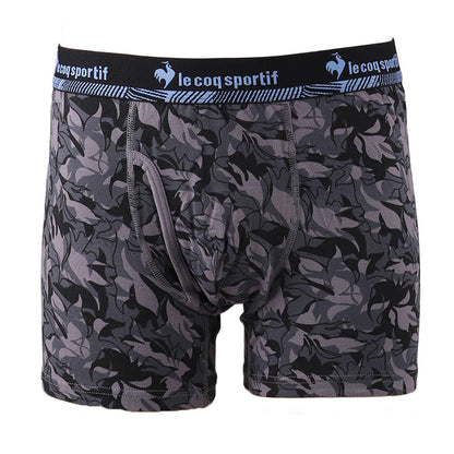 ボクサーパンツ メンズ 前開き ルコック M L LL 3L 4L 5L 大きいサイズ 下着 ボクサーブリーフ ボクサー 綿 肌着 男性 紳士 インナー パンツ アンダーウェア ストレッチ 迷彩柄 カモフラージュ柄