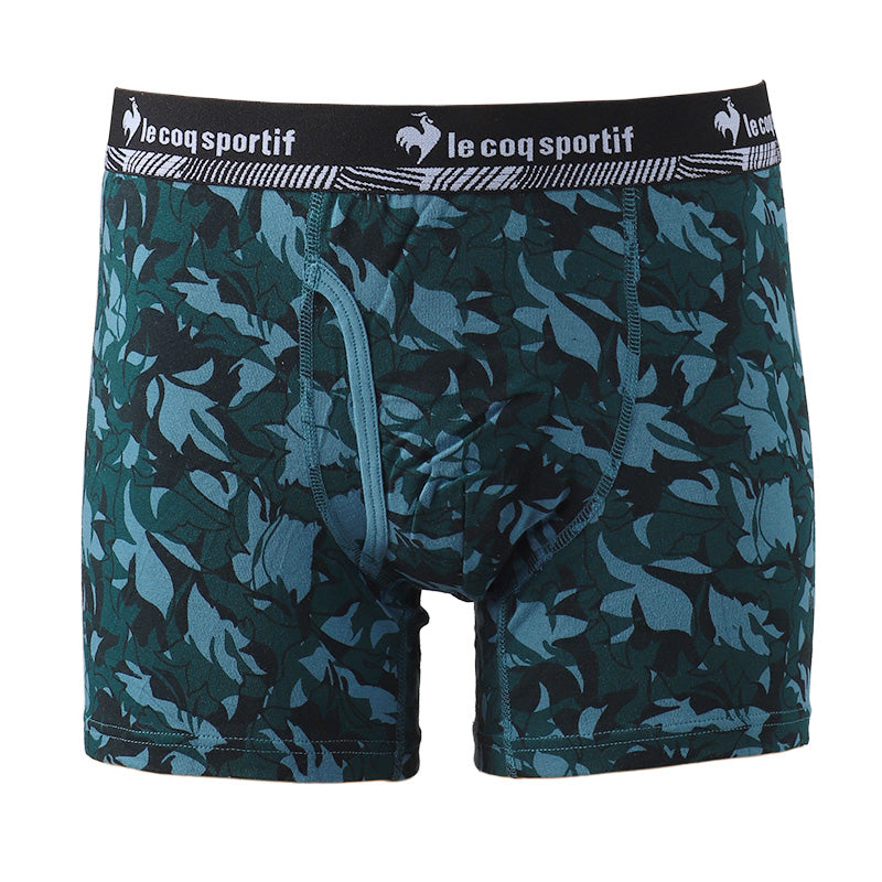 ボクサーパンツ メンズ 前開き ルコック M L LL 3L 4L 5L 大きいサイズ 下着 ボクサーブリーフ ボクサー 綿 肌着 男性 紳士 インナー パンツ アンダーウェア ストレッチ 迷彩柄 カモフラージュ柄