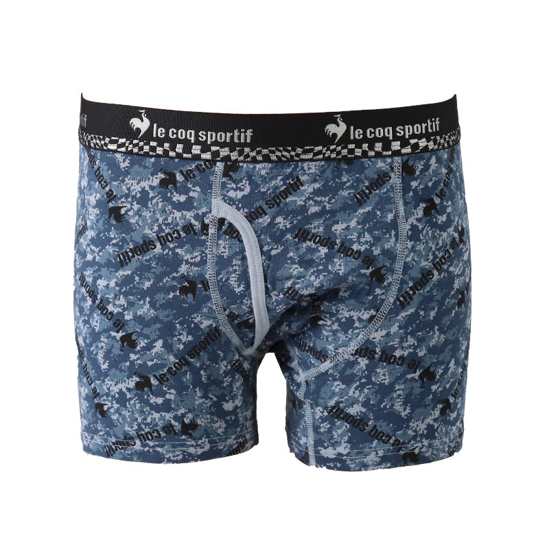 ボクサーパンツ メンズ 前開き ルコック M L LL 3L 4L 5L 大きいサイズ 下着 ボクサーブリーフ ボクサー 綿 肌着 男性 紳士 インナー パンツ アンダーウェア ストレッチ 迷彩柄 カモフラージュ柄