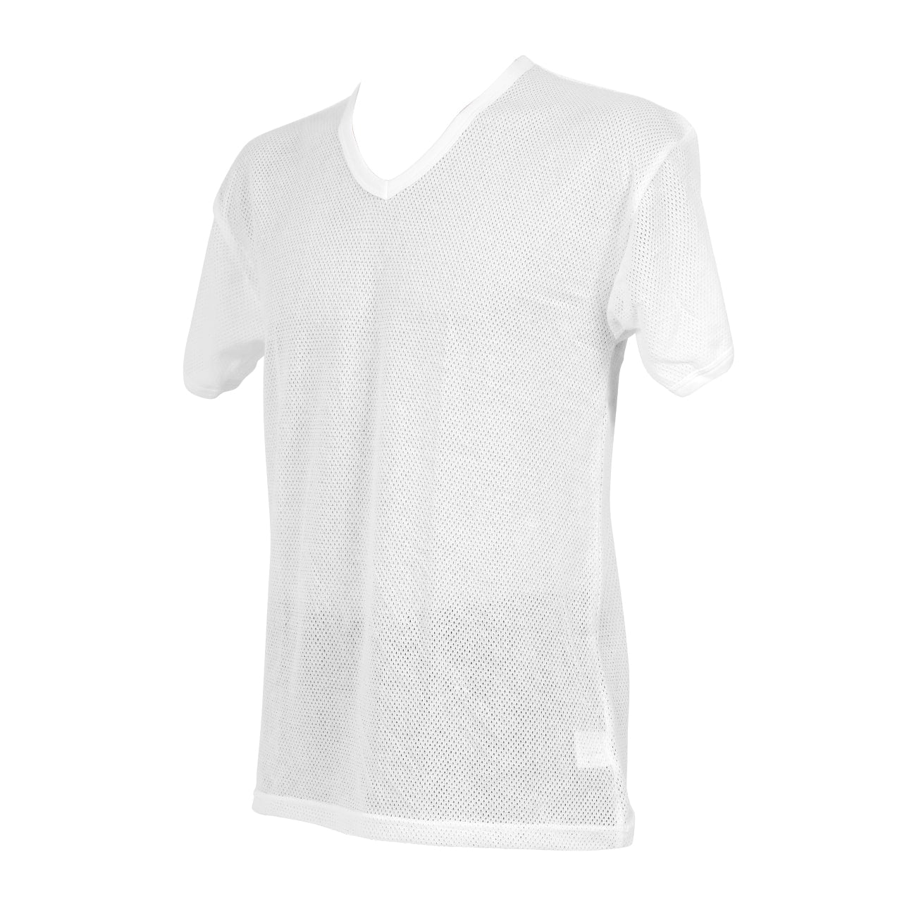半袖 メンズ 肌着 Vネック Tシャツ メッシュ 2枚組 M～LL (下着 インナー シャツ 薄手 夏 涼しい tシャツ V首) (在庫限り)