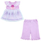 トロピカルージュプリキュア パジャマ 半袖 女児 変身パジャマ 上下セット 100cm～130cm (110cm 120cm 夏用 セットアップ 入園祝い プリキュア トロピカルージュ！プリキュア) (在庫限り)