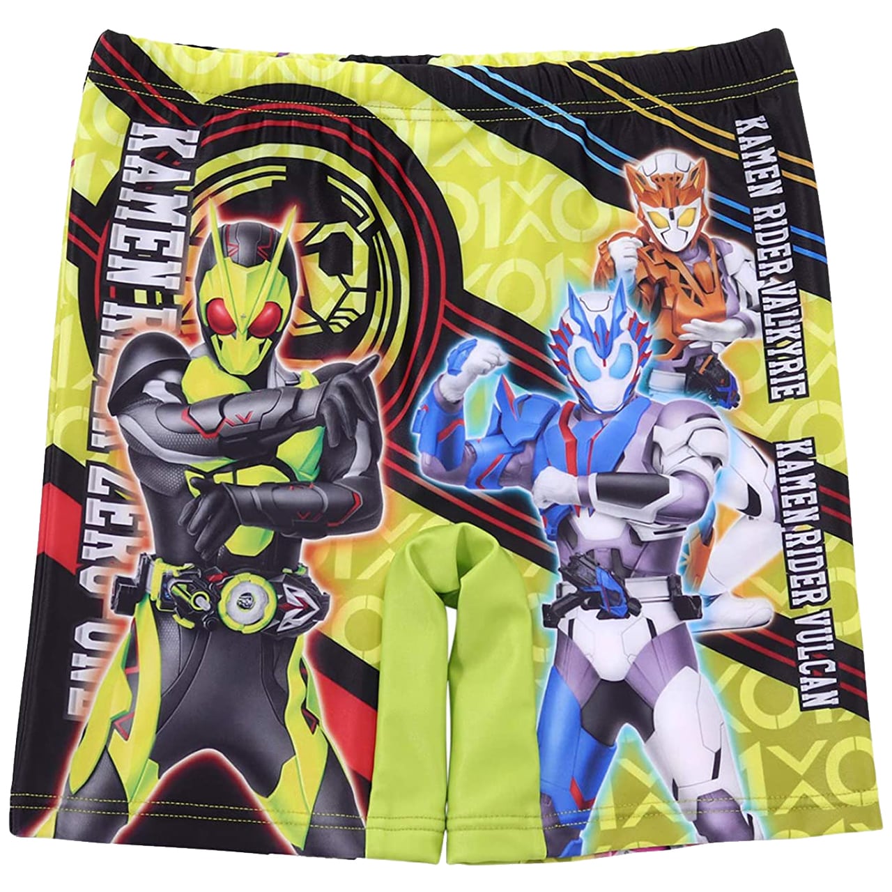 仮面ライダーゼロワン 水着 男児 海パン 海水パンツ 100cm～120cm (110cm ゼロワン 男の子 キャラクター プール 海 海水浴 水泳用品) (在庫限り)