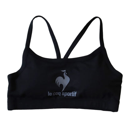 スポーツブラ ジュニアブラ ジュニア 綿混 キッズ 中学生 小学生 ルコック 150～165cm (150cm 160cm ハーフトップ 下着 ブラジャー 女の子 女子 ノンワイヤーブラ スポーツブラジャー スクール カップ付きインナー パッド付 ドライ)