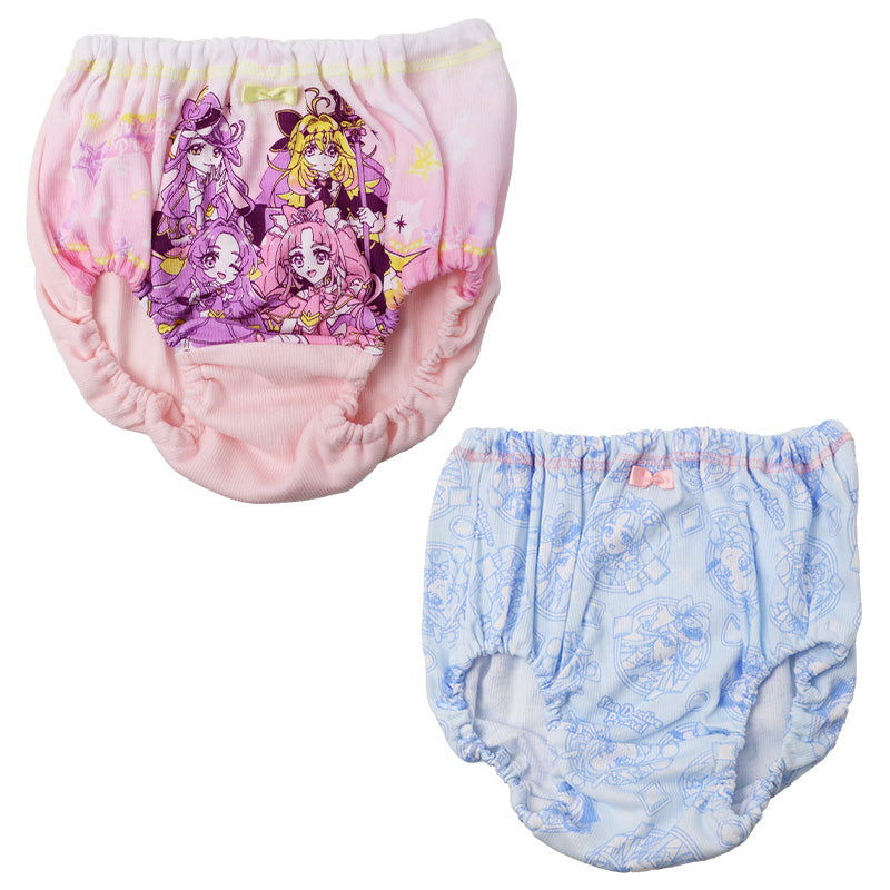 プリキュア 女児ショーツ 下着 パンツ 名探偵プリキュア！ キャラクター 2枚組 100 110 120 130 cm キッズ 女の子 ショーツ 子供 インナー 肌着 入園 入園祝い 入園準備 まとめ買い 2P 綿 コットン cotton たんプリ プリキュアオールスターズ