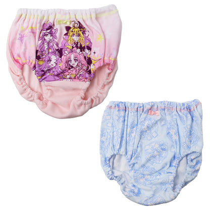プリキュア 女児ショーツ 下着 パンツ 名探偵プリキュア！ キャラクター 2枚組 100 110 120 130 cm キッズ 女の子 ショーツ 子供 インナー 肌着 入園 入園祝い 入園準備 まとめ買い 2P 綿 コットン cotton たんプリ プリキュアオールスターズ