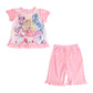 光るパジャマ プリキュア 半袖 パジャマ 女の子 キッズ 夏 キミとアイドルプリキュア 100cm～130cm 110cm 120cm 女児 子供 部屋着 ルームウェア 小学生 幼稚園 入園祝い 入園準備 キャラクター フリル (在庫限り)