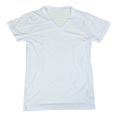 メンズ 半袖V首Tシャツ 鹿の子 カノコ ナノイオン M～LL (インナー 紳士肌着 男 アンダーウェア) (在庫限り)