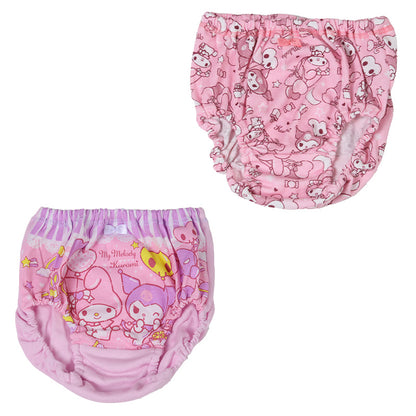 サンリオ 女児ショーツ 2枚組 マイメロ クロミ 100 110 120 130cm キッズ 子供 女児ショーツ 女の子 パンツ キャラクター 下着 肌着 入園 まとめ買い 2P 綿 コットン cotton 大人気 人気キャラクター マイメロディー クロミちゃん サンリオキャラクターズ sanrio