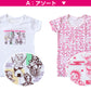 鬼滅の刃 女児 インナー 半袖 3分袖スリーマ 2枚組 110cm～140cm (半袖シャツ 女子 白 110cm 120cm 130cm 肌着 入園 入園祝い 入園準備 インナー) (在庫限り)