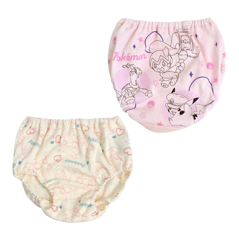 ポケモン 女児ショーツ キッズ ショーツ ピカチュウ ポケットモンスター 2枚組 110 120 130 cm 女の子 パンツ 下着 子供 子ども キャラクター インナー 肌着 入園 ニンフィア まとめ買い 2P 綿100% コットン100% cotton100% 大人気 人気キャラクター