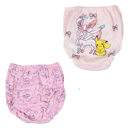 ポケモン 女児ショーツ キッズ ショーツ ピカチュウ ポケットモンスター 2枚組 110 120 130 cm 女の子 パンツ 下着 子供 子ども キャラクター インナー 肌着 入園 ニンフィア まとめ買い 2P 綿100% コットン100% cotton100% 大人気 人気キャラクター