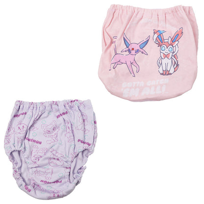 ポケモン 女児ショーツ キッズ ショーツ ピカチュウ ポケットモンスター 2枚組 110 120 130 cm 女の子 パンツ 下着 子供 子ども キャラクター インナー 肌着 入園 ニンフィア まとめ買い 2P 綿100% コットン100% cotton100% 大人気