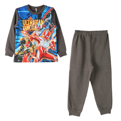 光るパジャマ ウルトラマン 長袖 裏起毛 冬 ウルトラマンオメガ キッズ パジャマ 上下セット 100 110 120 130cm トレーナー 光る 子供 男の子 ジュニア 男児 秋 お泊り保育 ウルトラマン 光るパジャマ パジャマ上下 ルームウェア ルームウエア 部屋着 寝巻き 寝間着 男の子