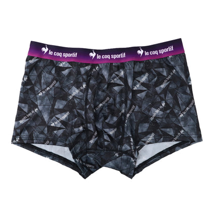 ボクサーパンツ メンズ le coq sportif 前とじ ボクサーブリーフ ブランド ルコック M L LL 下着 ドライ 速乾 柄 肌着 男性 インナー パンツ ルコックスポルティフ 紳士 前閉じ