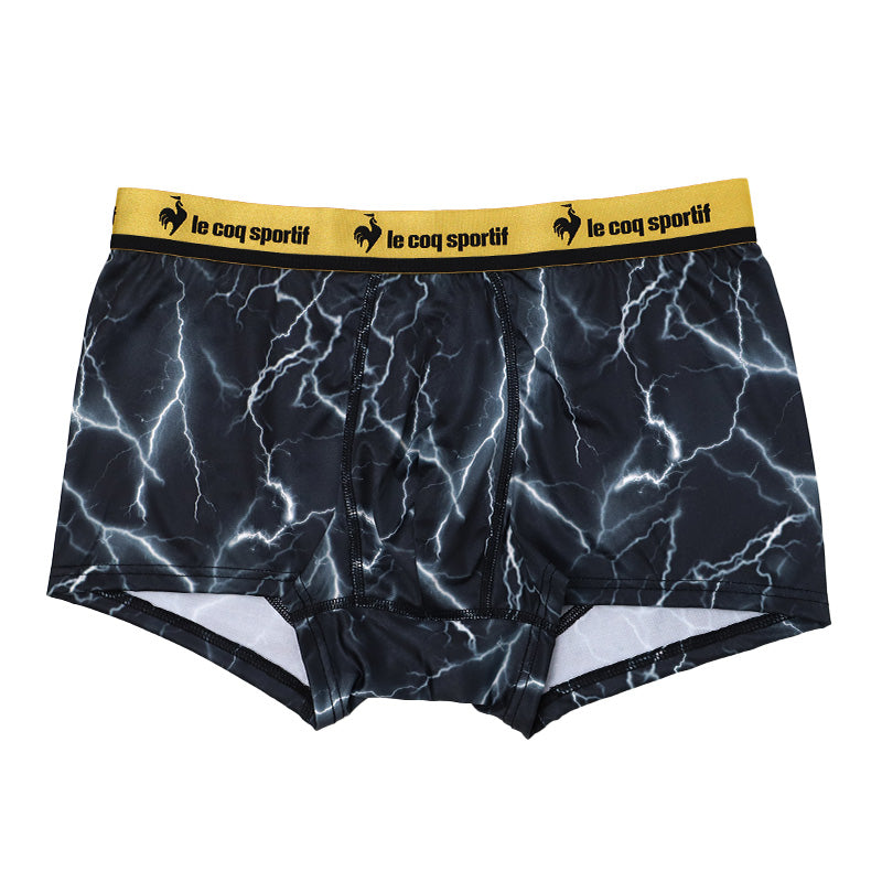 ボクサーパンツ メンズ le coq sportif 前とじ ボクサーブリーフ ブランド ルコック M L LL 下着 ドライ 速乾 柄 肌着 男性 インナー パンツ ルコックスポルティフ 紳士 前閉じ