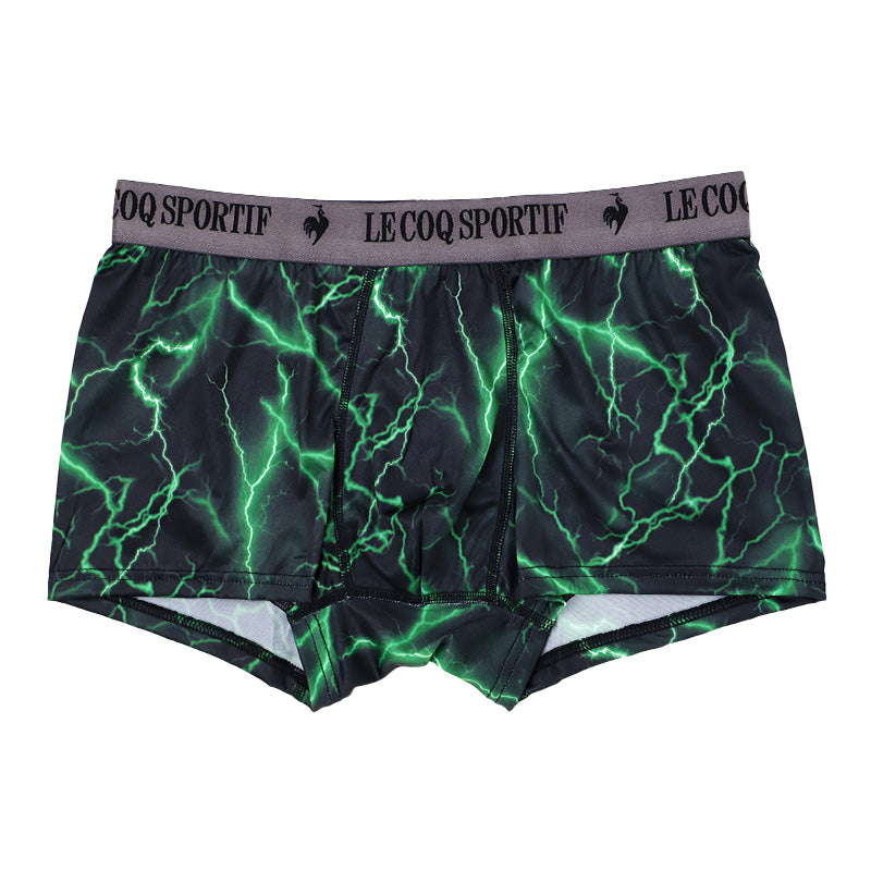 ボクサーパンツ メンズ le coq sportif 前とじ ボクサーブリーフ ブランド ルコック M L LL 下着 ドライ 速乾 柄 肌着 男性 インナー パンツ ルコックスポルティフ 紳士 前閉じ