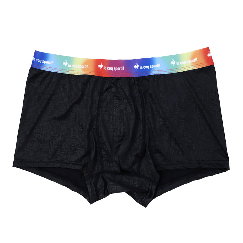 ボクサーパンツ メンズ le coq sportif 前とじ ボクサーブリーフ ブランド ルコック M L LL 下着 ドライ 速乾 柄 肌着 男性 インナー パンツ ルコックスポルティフ 紳士 前閉じ