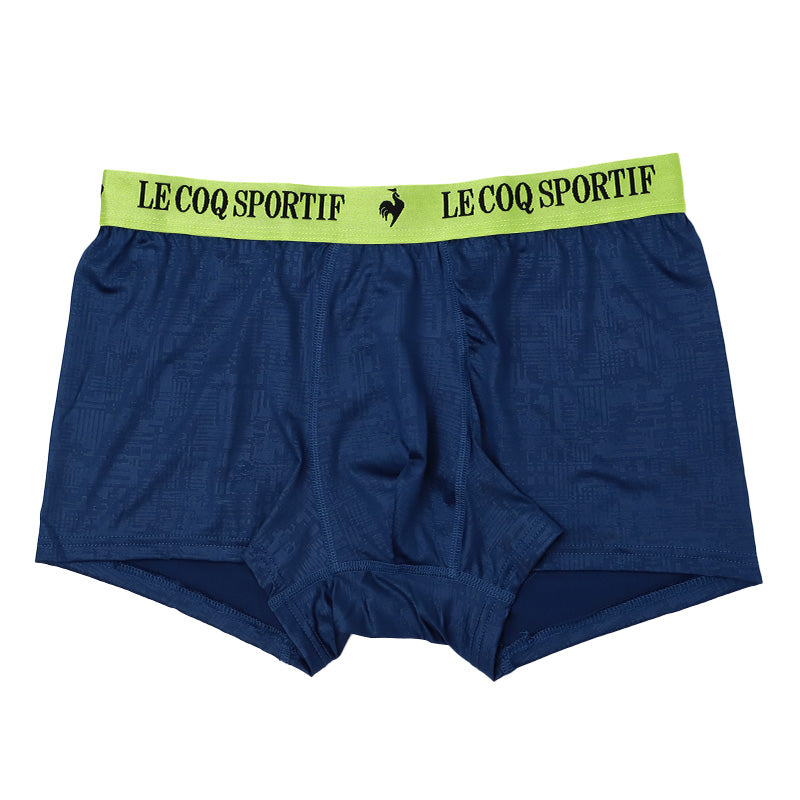 ボクサーパンツ メンズ le coq sportif 前とじ ボクサーブリーフ ブランド ルコック M L LL 下着 ドライ 速乾 柄 肌着 男性 インナー パンツ ルコックスポルティフ 紳士 前閉じ