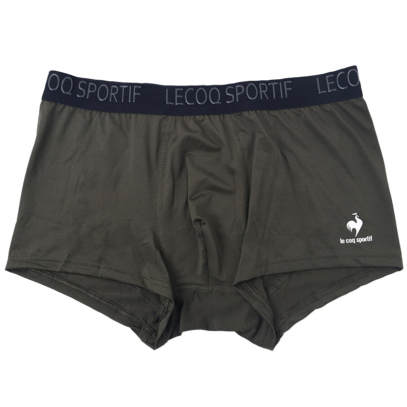 ボクサーパンツ メンズ le coq sportif 前とじ ボクサーブリーフ ブランド ルコック M L LL 下着 ドライ 速乾 柄 肌着 男性 インナー パンツ ルコックスポルティフ 紳士 前閉じ