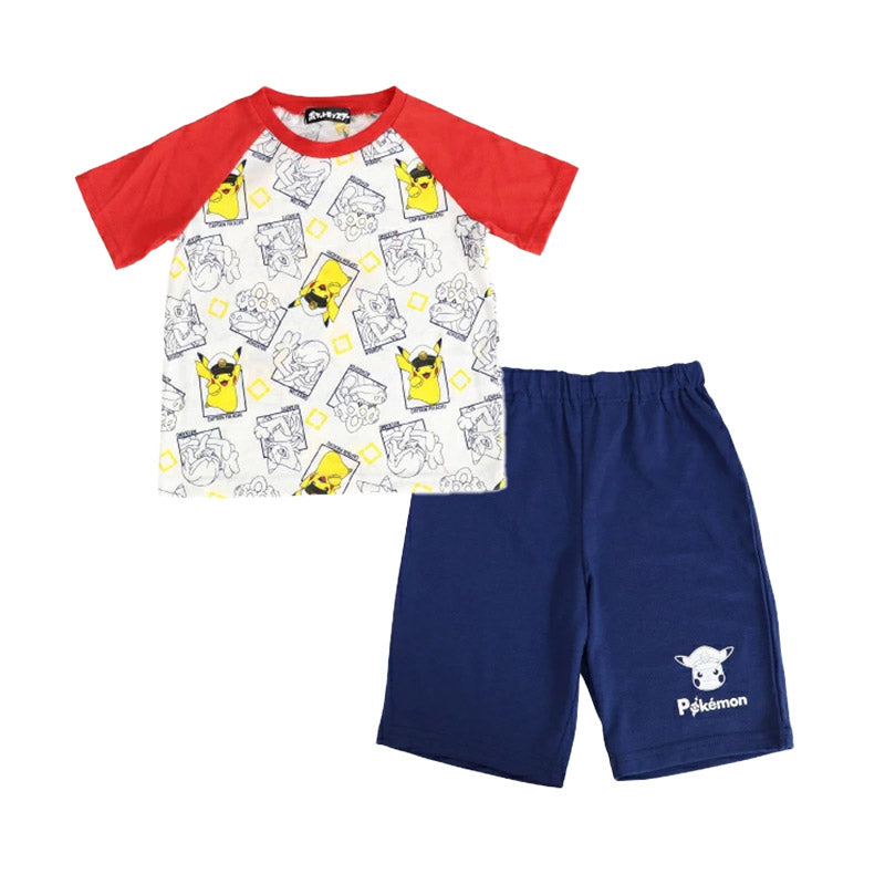 SPAO☆ポケモン 半袖パジャマ ポケモン パジャマ キッズ 半袖 半ズボン セット 女の子 110cm