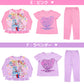 プリキュア パジャマ ひろがるスカイ！プリキュア 光るパジャマ 半袖 長袖 セット 100cm～130cm (ひろがるスカイ オールスターズ 110cm 120cm 女児 女の子 お泊り保育 光る ひろがるスカイ!プリキュア パジャマ) (在庫限り)