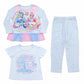 プリキュア パジャマ ひろがるスカイ！プリキュア 光るパジャマ 半袖 長袖 セット 100cm～130cm (ひろがるスカイ オールスターズ 110cm 120cm 女児 女の子 お泊り保育 光る ひろがるスカイ!プリキュア パジャマ) (在庫限り)