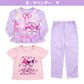 マイメロ クロミ パジャマ 女児 半袖 長袖 上下セット 100cm～130cm (110cm 120cm マイメロディ グッズ 女の子 お泊り保育 光るパジャマ サンリオ) (在庫限り)
