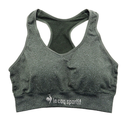 レディース スポーツブラ スポブラ ハーフトップ ノンワイヤーブラ ブラジャー M～LL uvカット 紫外線カット 紫外線対策 ルコック 成型 運動 ダンス 下着 インナー ランニング