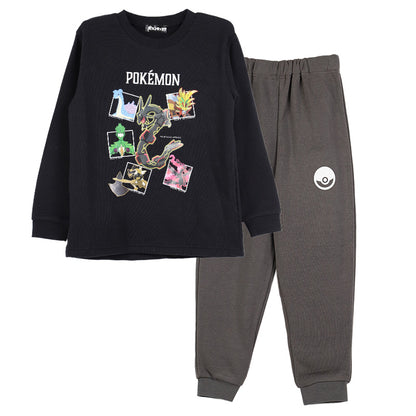ポケモン パジャマ キッズ 長袖 男の子 裏起毛 上下セット 110 120 130 140 cm 子供 子ども もこもこ 秋 秋冬 冬用 子供服 長ズボン ぽけもん 寝間着 男児用 お泊り保育 冬 秋 ギフト プレゼント