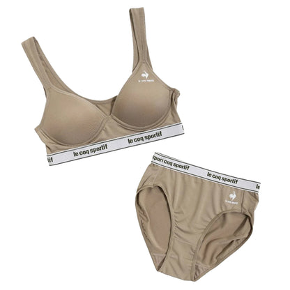 スポーツブラ ジュニアブラ セット ジュニア キッズ スポブラ 中学生 小学生 下着 上下セット 150～165cm ハーフトップ ルコック ブランド 子供 ブラジャー 女の子 女子 ノンワイヤーブラ スポーツブラジャー インナー ドライ 150 160 165