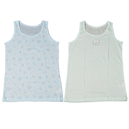タンクトップ 女児 女の子 ランニングシャツ ラン型スリーマ 110 120 130 140 cm ノースリーブ ランニング 女子 ガールズ 子ども キッズ 下着 肌着 スリーブレス アンダーウェア インナー お買い得 まとめ買い 柄 ハート リボン パンダ