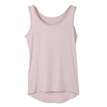 レディース 肌着 タンクトップ ノースリーブ 無地 丸首 両起毛 後ろ丈長め M L LL 3L 裏起毛 あったかインナー 起毛 暖かい トップス 防寒 冷えとり 冬 アンダーウェア 肌着 両起毛ラウンドネック フレンチ袖インナー 後ろ丈長め ホット ストレッチ