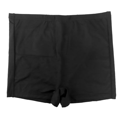 サニタリー スパッツ 一分丈 オーバーパンツ ジュニア ポケット ドライ 速乾 インナーパンツ 夏用 中学生 高校生 150～165cm 女の子 女子 カバーパンツ レギンス アンダーパンツ 黒 スカート下 子供 重ね履き