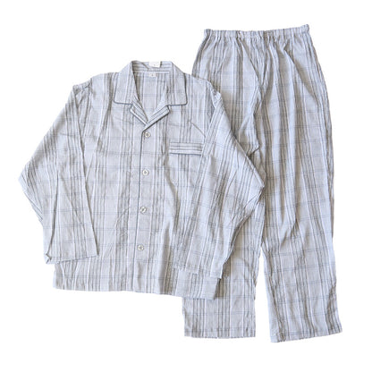 メンズ 介護パジャマ マジックテープ 夏 パジャマ 介護 おしゃれ シンプル 紳士パジャマ 抗菌防臭 上下セット M～LL 寝巻き ねまき 寝間着 入院 入院着 楊柳 サラサラ 老人ホーム (在庫限り)