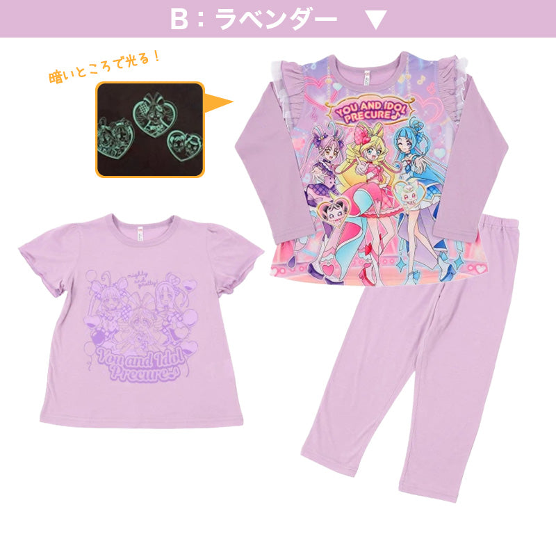 プリキュア パジャマ 光るパジャマ キミとアイドルプリキュア