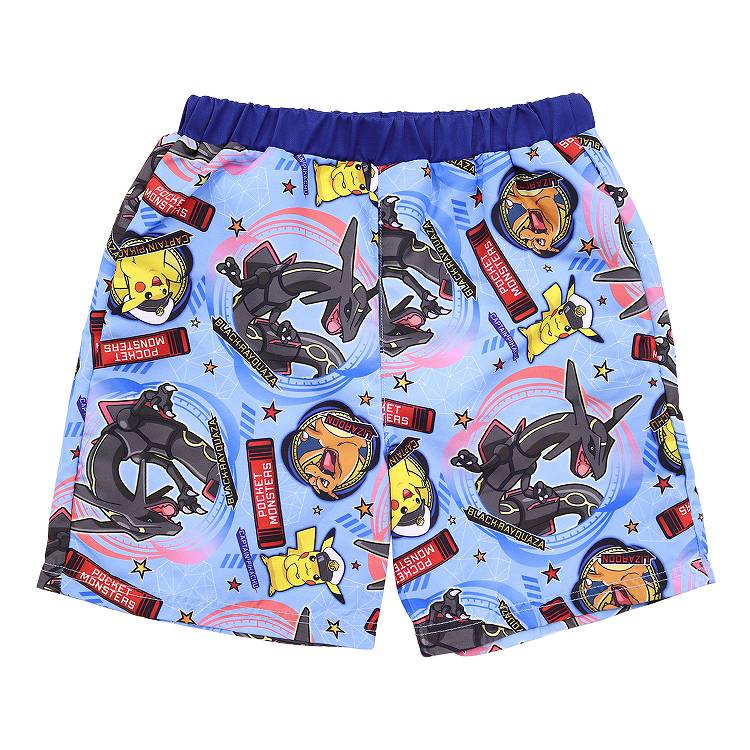 ポケモン 水着 男の子 キッズ サーフパンツ 海パン 子供 ポケットモンスター 男児 海水パンツ キャラクター 110～130cm 子ども ジュニア スイムウェア 水泳 学校 授業 海水浴 マリンスポーツ