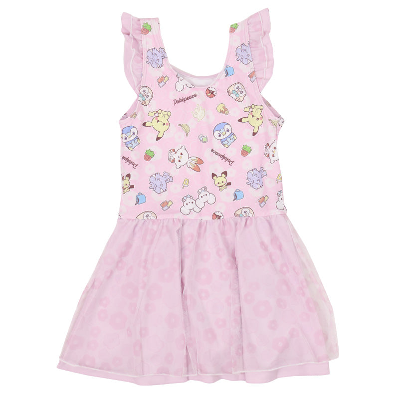 ポケモン 水着 女の子 キッズ かわいい ワンピース水着 女児 ピカチュウ 110cm～130cm 子供 女子 キャラクター プール 海 海水浴 水泳用品 スイムウェア スイムウエア マリンウェア プール用品 幼稚園 保育園 幼児 園児 (在庫限り)