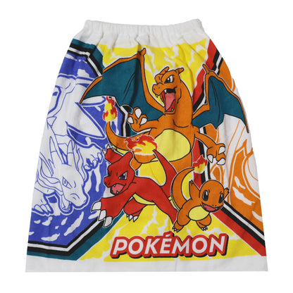 ラップタオル 巻きタオル ポケモン プールタオル キッズ キャラクター ポケットモンスター 60cm丈 巻タオル ジュニア バスタオル プール 水泳 スイミング 海 海水浴 プール用品 ピカチュウ まきまきタオル ビーチタオル キャラクタータオル