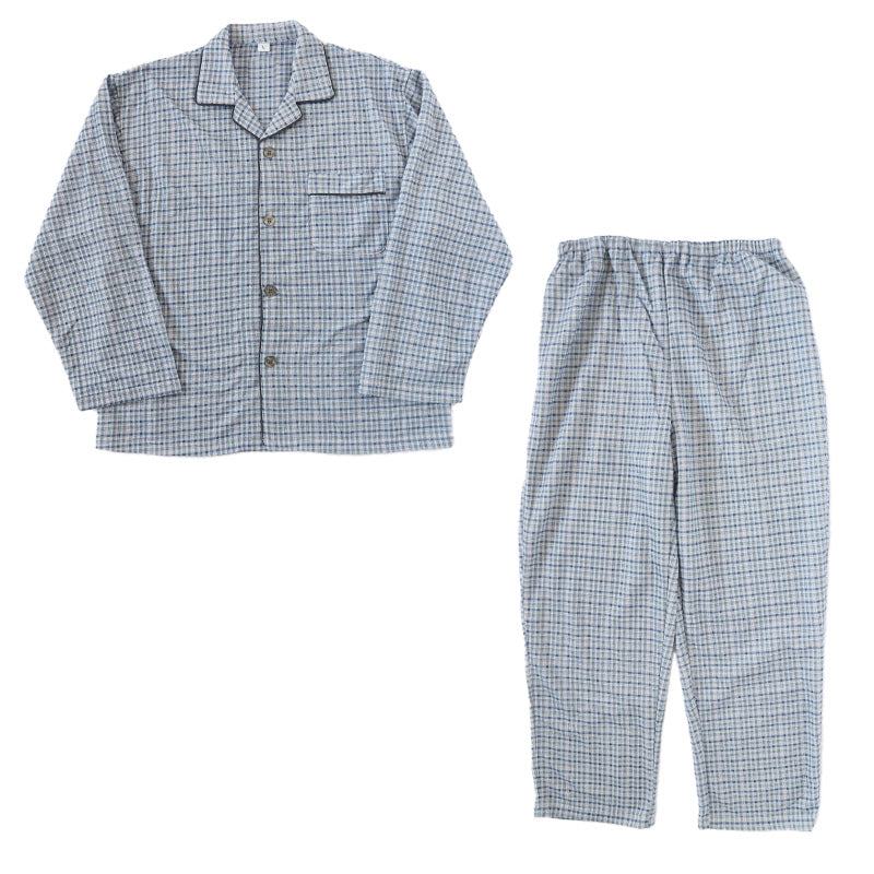 メンズ 介護パジャマ マジックテープ パジャマ 介護 おしゃれ シンプル 紳士パジャマ 抗菌防臭 上下セット S～LL 寝巻き ねまき 寝間着 入院 入院着 キルト 春 秋 老人ホーム (在庫限り)