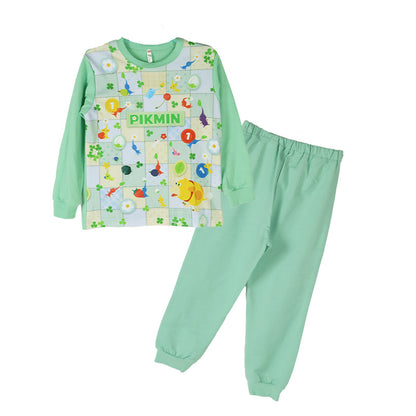 光るパジャマ ピクミン 長袖 パジャマ 男の子 女の子 秋 冬 春 上下セット 110 120 130 140 cm キッズ 子供 男児 部屋着 ルームウェア トレーナー ジュニア お泊り パジャマ上下 ルームウエア 部屋着 寝巻き 寝間着 綿混 大人気 人気キャラクター バンダイ BANDAI