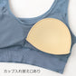 ジュニア スポーツブラ ジュニアブラ ハーフトップ カップ付きインナー 肌側パイル 150cm～165cm 子供 下着 キッズ スポブラ デイリーブラ 子ども 女の子 肌着 小学生 スクールインナー