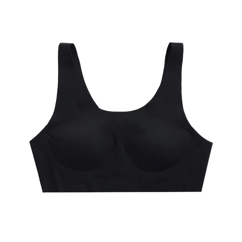 ハーフトップ 子供 シームレス ファーストブラ ジュニアブラ ブラジャー ノンワイヤー 140 150 160 165 キッズ ジュニア 女の子 小学生 中学生 下着 インナー 女子 アウターにひびきにくい ファーストブラ シームレス ひびかない 透けにくいカラー