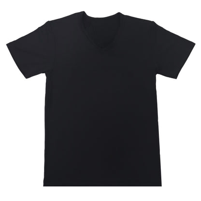 メンズ インナー 乳首透けにくい 胸二重 半袖 Vネック 接触冷感 M L LL 乳首 隠し 透け 防止 運動 スポーツ 夏 男性 下着 肌着 白 黒 吸汗速乾 UV対策 紫外線対策 (在庫限り)