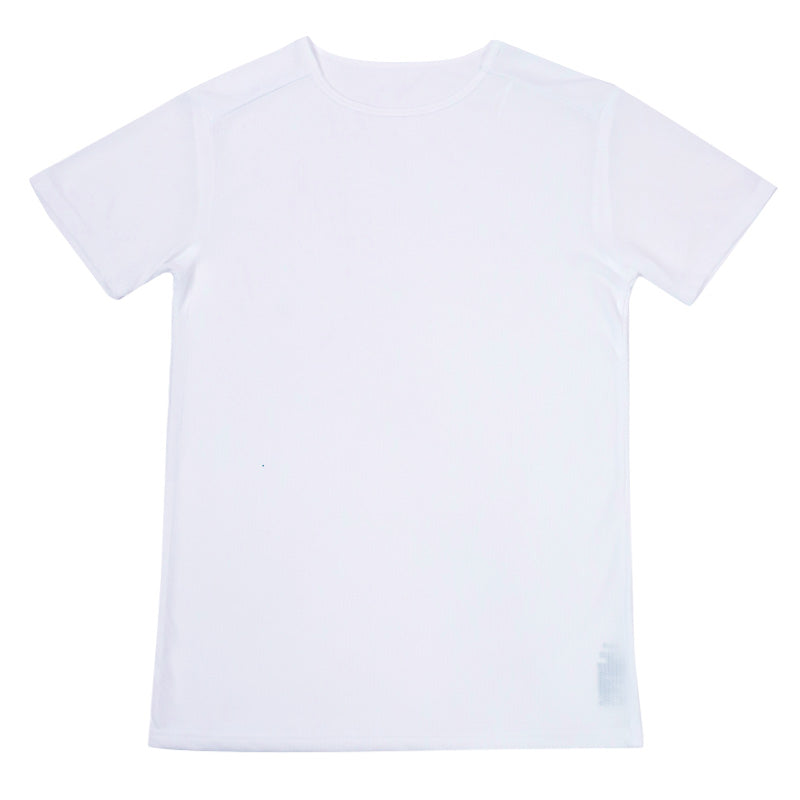 メンズ 汗取りインナー 半袖 丸首 接触冷感 M L LL 背中 汗染み 運動 スポーツ 夏 男性 インナー 下着 肌着 白 黒 吸汗速乾 UV対策 紫外線対策 (在庫限り)