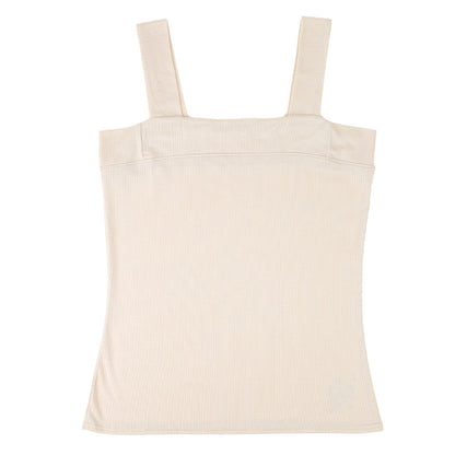 タンクトップ チラ見え防止 インナー レディース M L LL ブラ紐隠し 下着 ノースリーブ 谷間隠し 女性 肌着 タンク 無地 生活の木 インナー シャツ 夏 30代 40代 50代 (在庫限り)