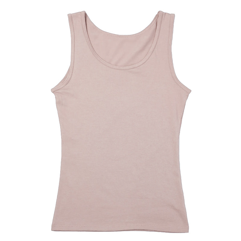 インナー タンクトップ レディース 綿混 起毛 丸首 M L LL 下着 肌着 女性 綿 コットン トップス 薄手 アンダーウェア 保湿 静電気対策 ストレッチ 洗濯タグなし 快適