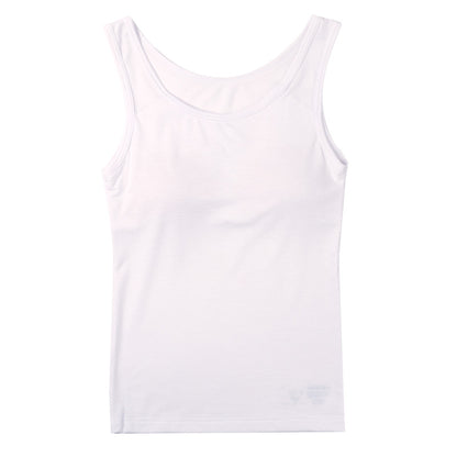 タンクトップ ブラトップ カップ付き ジュニア ガールズ インナー 吸湿発熱 150cm～165cm 女の子 女児 下着 タンク ストレッチ あったか cica加工 半袖 シンプル 暖かい 防寒 秋 冬 寒さ対策 冷え取り