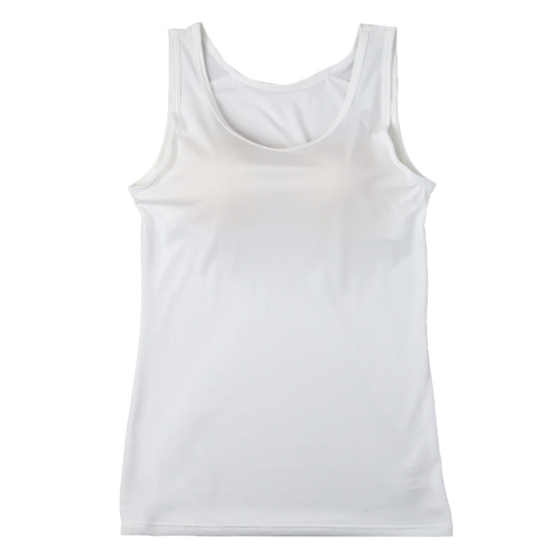 レディース カップ付きインナー タンクトップ ブラトップ DRYインナー M L LL 3L 速乾 UVカット インナーシャツ ノンワイヤー カップ付き タンクトップインナー レディースインナー 伸縮 快適インナー 女性下着 夏インナー さらさら 汗対策
