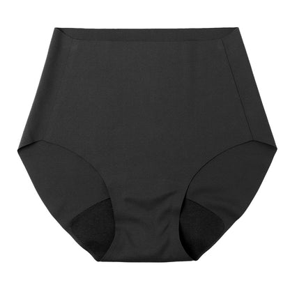 サニタリーショーツ ジュニア 女の子 生理用 パンツ シームレス フリーカット ひびきにくい 無縫製 150cm 160cm 165cm インナー ガールズ レギュラータイプ 吸水対応 デイリー 黒 ブラック 下着 昼用 生理準備 漏れ対策